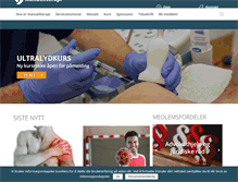 Tablet Screenshot of manuellterapi.no